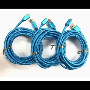 3pack 10FT IPhone Fast Charger Heavy Duty